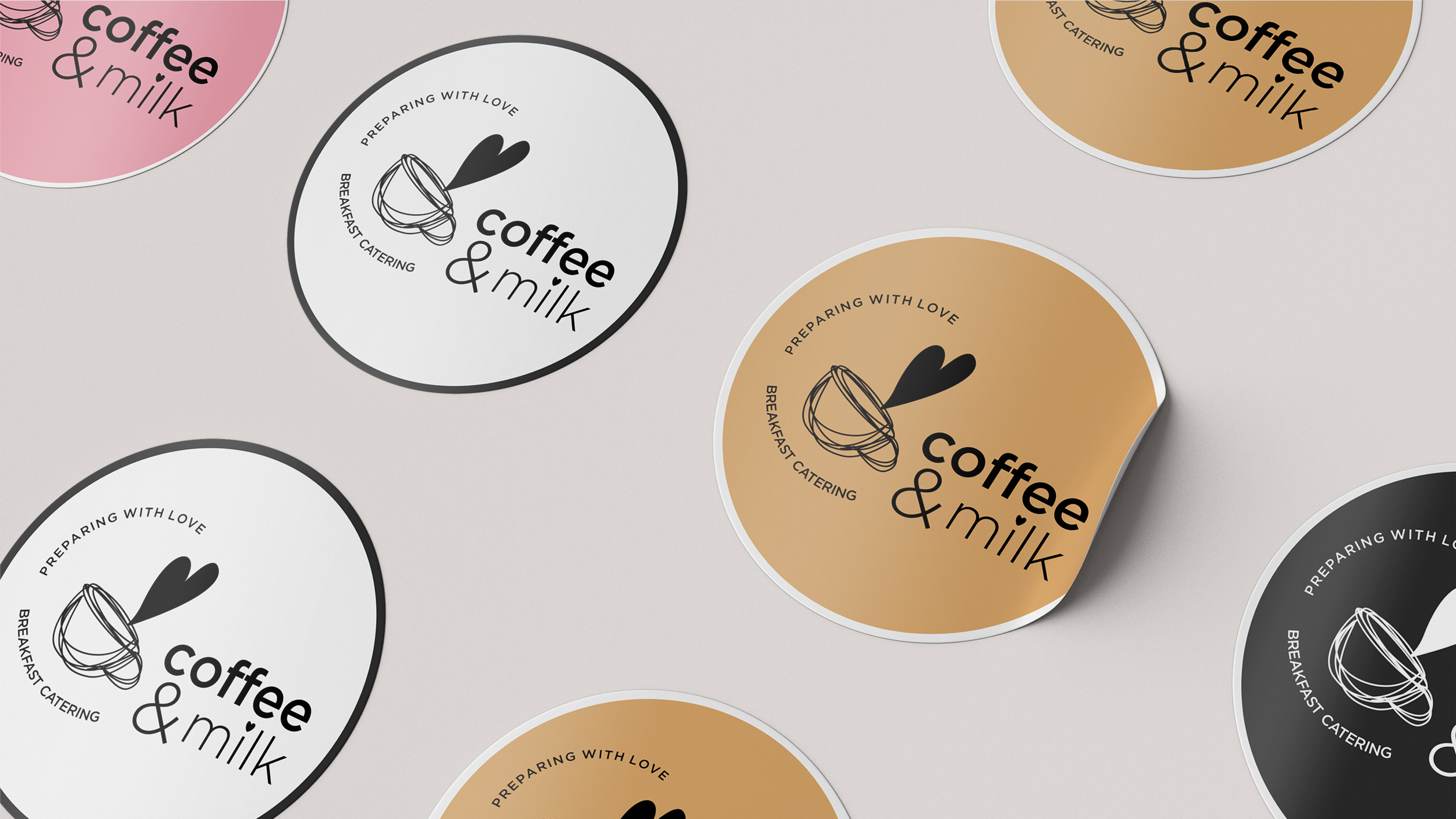 Coffee&milk Logo Mockup