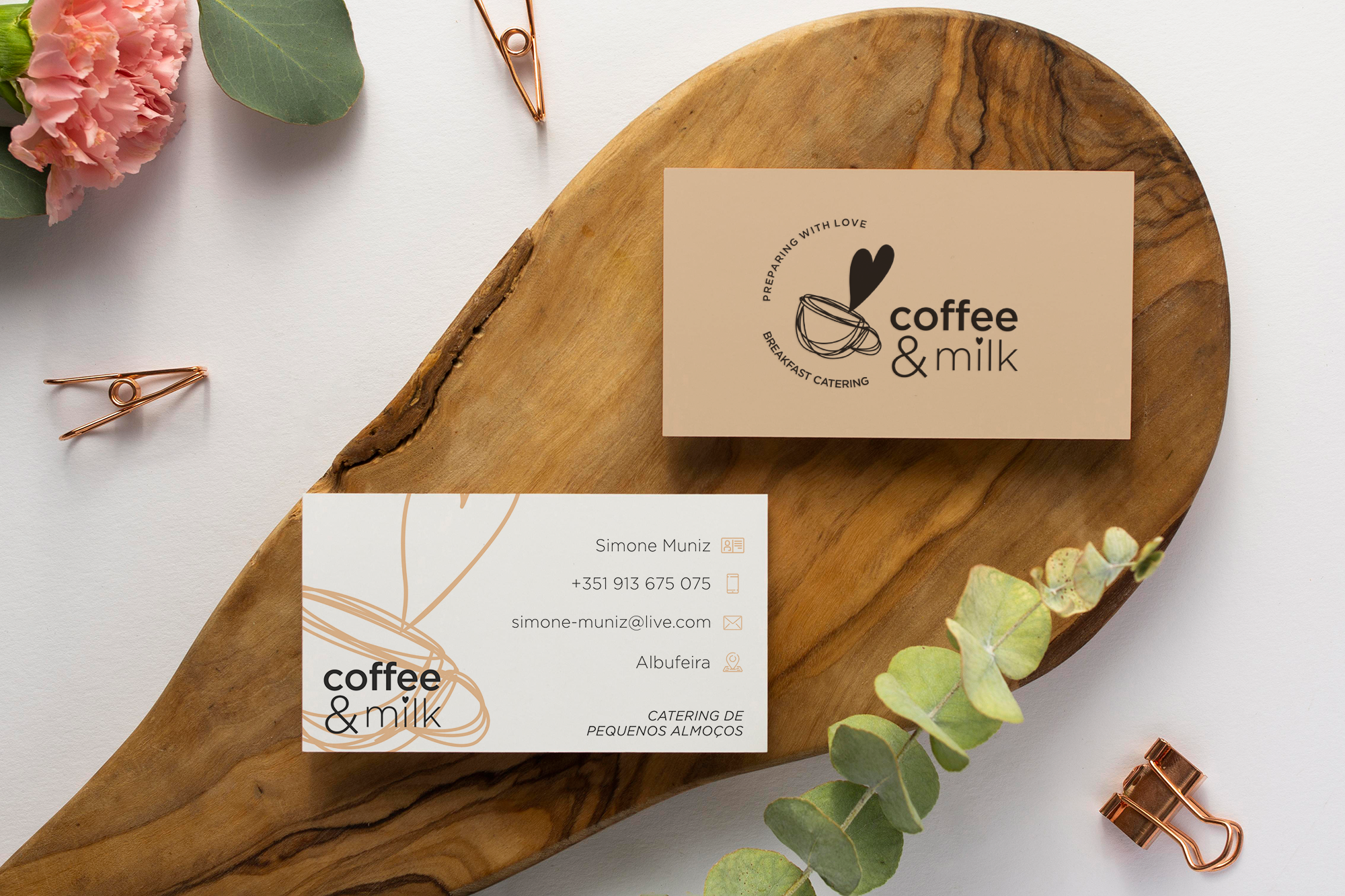 Coffee&milk Logo Mockup