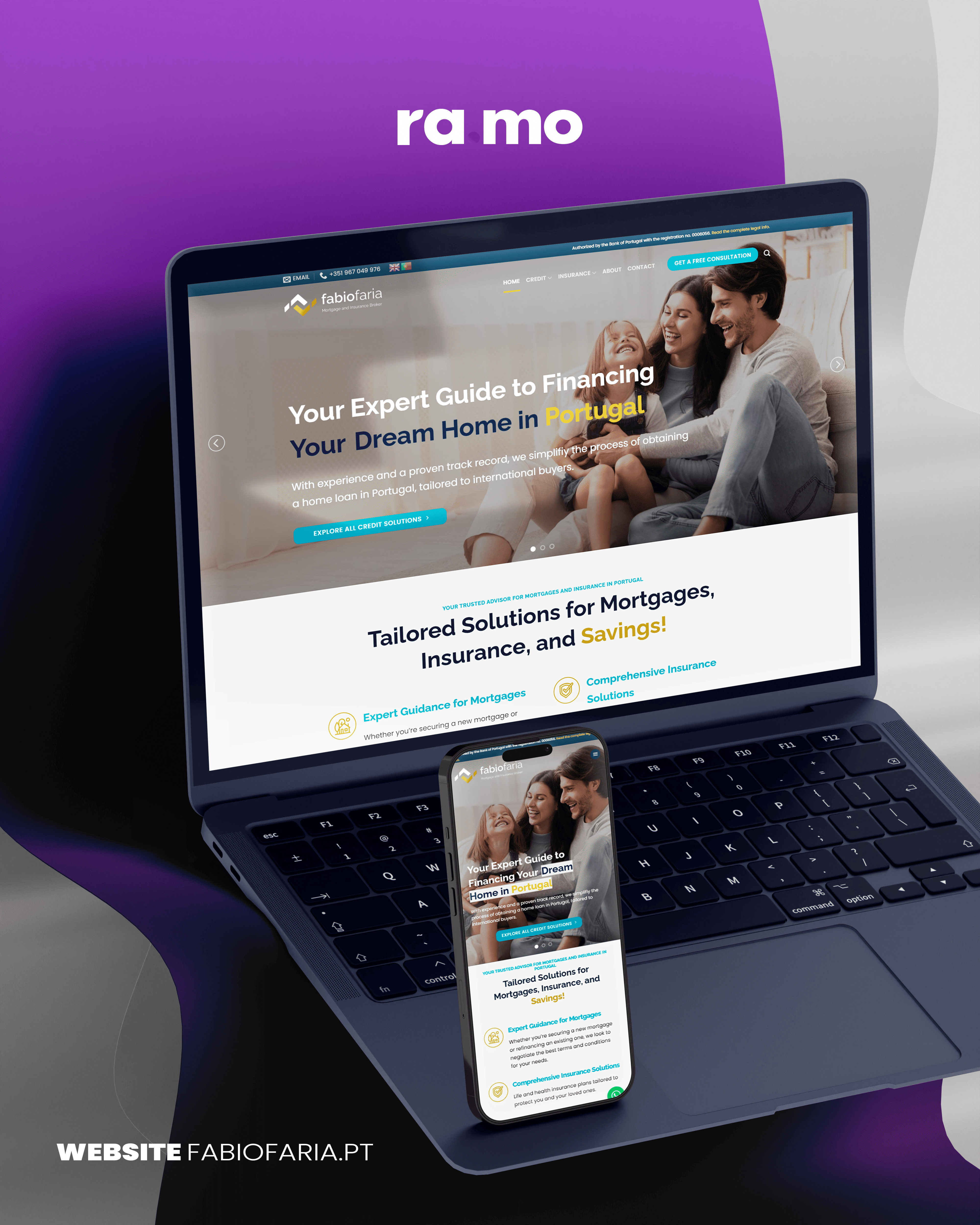 website fabio_mockup