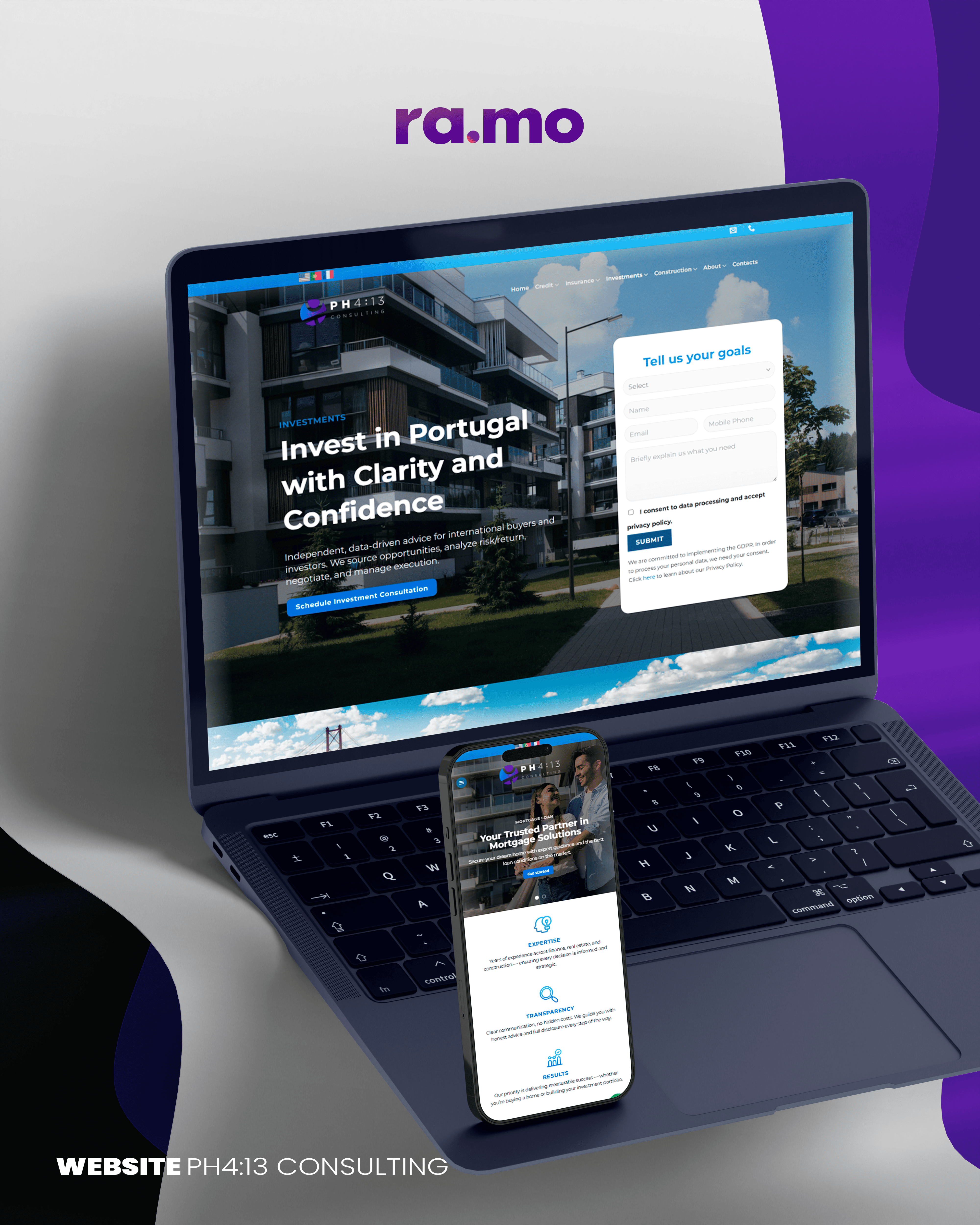 website ph413_mockup